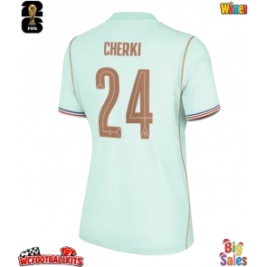 France Rayan Cherki #24 Replica Away Stadium Shirt for Women World Cup 2026 Short Sleeve